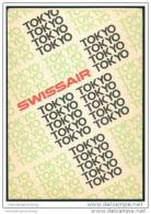 Tokyo 1971 - Faltblatt überreicht Von Der Swissair - Azië & Nabije Oosten