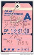 Baggage Strap Tag - CP Air Canadian Pacific Air Lines - Baggage Labels & Tags