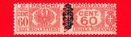 Nuovo - MNH - ITALIA - 1945 - Pacchi Postali - Due Sezioni, Fascio Littorio Soprastampato Con Fregi - Aquila - 60 - Colis-postaux