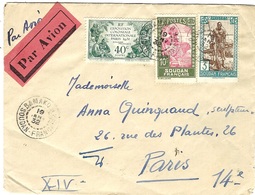 1932- Enveloppe PAR AVION De BAMAKO Pour Paris  Affr. 3,50 F - Covers & Documents