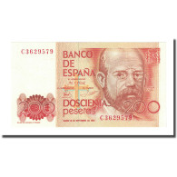 Billet, Espagne, 200 Pesetas, 1980-09-16, KM:156, NEUF - [ 4] 1975-…: Juan Carlos I.