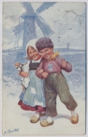 Feiertag Karl, Windmill ,DUTCH CHILDREN 1913y.   E681 - Feiertag, Karl