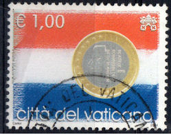 VATICANO  2004  L'EURO  €  1  Usata / Used - Usados