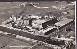 Netherlands PPC N.V. Nederlandsche Linolumfabriek Krommenie Sent To Denmark Echte Real Photo Véritable (2 Scans) - Krommenie