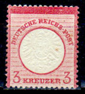 Germania-F418 - Emissione 1872 (+) Hinged - Scudo Grande - Senza Difetti Occulti. - Neufs