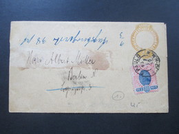 Brasilien Um 1894 Ganzsache / Umschlag Mit Zusatzfrankatur Nach Berlin / Deutschland. Weitergleitet! - Lettres & Documents
