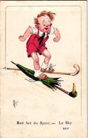 1 Postcard Bob Fait Du Sport   Le Ski   Sky    Signed  MICH  N°4  Out Of 10   7064 - Mich