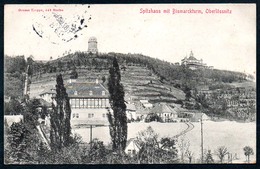 B5561 - Lößnitz Oberlößnitz - Spitzhaus Mit Bismarckturm - Feldpost 1. WK WW - Paul Frost Niederlössnitz - Loessnitz