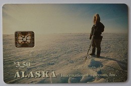 USA - ALASKA - ASK-07 - Eskimo Hunter - 3000ex - Chip - $3.50 - Mint - [2] Chipkarten