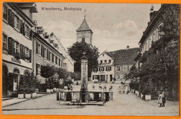 KANDERN  -  MARKTPLATZ   -   Janvier 1918 - Kandern