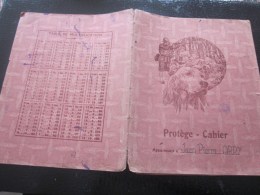 1944 Marseille Protège Cahier D'école,écolier Usagé Illustration Thème De La Chasse Dans Bois Chasse Avec Setter Chien- - Tiere