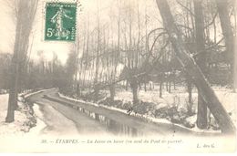 (91)  Essonne - Etampes - La Juine En Hiver - Etampes