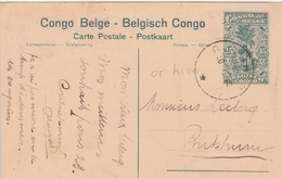 Congo Belge Entier Postal Illustré 1923 - Stamped Stationery