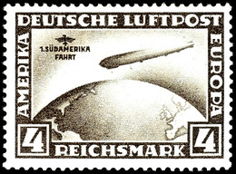 2812 4 RM Zeppelin, Tadellos Ungebraucht, Mi. 400,-, Katalog: 439Y * - Sonstige & Ohne Zuordnung