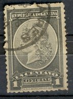 Argentina Argentine 1901 - Oblitéré Used - Trace De Charnière Y&T N° ?? Liberty Oficial 1 Centavo - Gebraucht