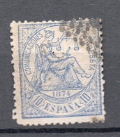 SPAGNA 1874   10 C. - Unused Stamps