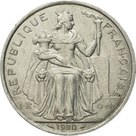 Monnaie, French Polynesia, 5 Francs, 1990, Paris, TTB, Aluminium, KM:12 - Polynésie Française