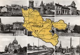 CARTE PHOTO GLACEE - MOSELLE - ANNEE 1957- - Other & Unclassified