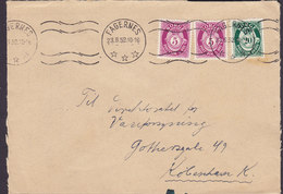 Norway TMS Cds. FAGERNES 1952 Cover Brief KØBENHAVN K. Denmark - Brieven En Documenten