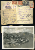 89571 OROSZORSZÁG 1934. Légi Képeslap Berlinen Keresztül Budapestre Küldve, érdekes!  /  RUSSIA 1934 Airmail Pic. P.card - Covers & Documents