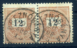 95525 BREZNÓBÁNYA 24kr Pár,szép Bélyegzés - Used Stamps