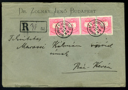 96281 BUDAPEST 1888. Ajánlott Levél 4*5kr Csík, Ráckevére Küldve - Used Stamps