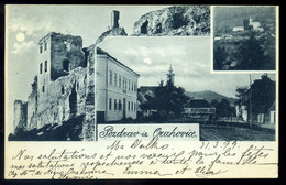 96713 ORAHOVICA 1899. Régi Képeslap, Függőleges 1kr Párral  /  ORAHOVICA 1899 Vintage Pic. P.card Vertical 1Kr Pair - Oblitérés