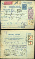 98089 HOMOKSZIL 1913. Utánvételes Csomagszállító Boszniába Küldve, Bosnyák Portózással! - Used Stamps