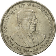 Monnaie, Mauritius, Rupee, 2002, TB+, Copper-nickel, KM:55 - Mauritius