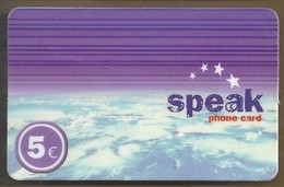 DE.- Telefoonkaart. COMMUNITEL. PHONE CARD. SPEAK. 5 €. Serie 711328. - Cellulari, Carte Prepagate E Ricariche