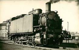 170818 PHOTO VILAIN - 93 BOBIGNY 040TG59 (ex 4.2059) Cheminot - Chemin Fer Train Locomotive - Bobigny