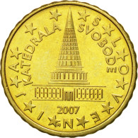 Slovénie, 10 Euro Cent, 2007, SPL, Laiton, KM:71 - Slovenia