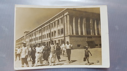 Tajikistan. STALINABAD CITY (DUSHANBE). Pedagogical Technical School  - Old USSR PC. 1930s -  Rare! - Tagikistan