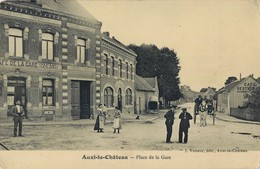 AUXI-LE-CHATEAU PLACE DE LA GARE  62 - Auxi Le Chateau