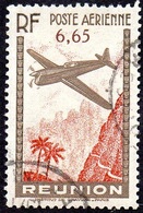 Réunion Obl. N° PA  3 - Avion Survolant L'île - Poste Aérienne