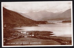 RARE PHOTO CARD ! ** LOCH LEVEN AND THE NARROWS BALLACHULISH ** - Valentine's Post Card - Not Used ! - Kinross-shire