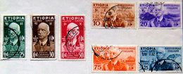 ITALIAN ETHIOPIA 1936 Victor Emmanuel III COMPLETE SET Used - Ethiopië