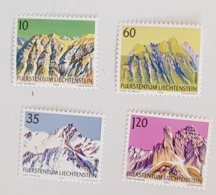 LIECHTENSTEIN Montagne. Mountains & Mountain Climbing,  Yvert N° 941/44 MNH** - Unused Stamps