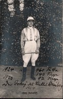 ! Alte Fotokarte 1924, Jokey, Otto Schmidt, Reitsport, Pferdesport, Photo, Horse Racing - Paardensport
