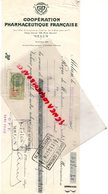 77 - MELUN- TRAITE MANDAT COOPERATION PHARMACEUTIQUE FRANCAISE-PHARMACIE-66 RUE DAJOT-1935 - Straßenhandel Und Kleingewerbe