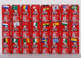 CAN-ITALIE-1994-WORLD CUP USA 1994 (set De 24 Cans) - Cannettes