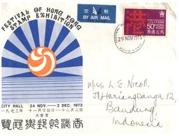 (10) Hong Kong Cover Posted To Indonesia - Covers & Documents