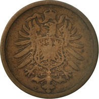 Monnaie, GERMANY - EMPIRE, Wilhelm I, 2 Pfennig, 1874, Stuttgart, TB, Cuivre - 2 Pfennig