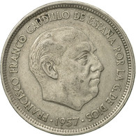 Monnaie, Espagne, Caudillo And Regent, 50 Pesetas, 1958, TB+, Copper-nickel - 50 Peseta