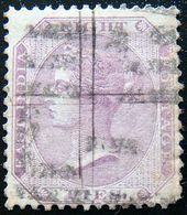 BRITISH INDIA 1865 8p Queen Victoria Used Watermark : Elephant's Head - 1858-79 Kolonie Van De Kroon