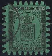 Finlande Coat Of Arms (FACIT) N°6v1C3 Roulette III Obl Petit Dateur 1871 ...superbe ! - Usados