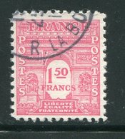 FRANCE- Y&T N°625- Oblitéré - 1944-45 Arc Of Triomphe