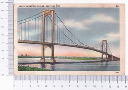 Bronx Whitestone Bridge ~ New York City ~ 1940 ~ Colourpicture Publications - Bronx