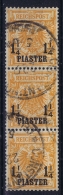 DP Türkei  Mi 9 Obl./Gestempelt/used  Strip Of 3 - Turkse Rijk (kantoren)