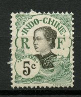 Indo China 1907 5c Annamite Girl Issue #44 - Unused Stamps